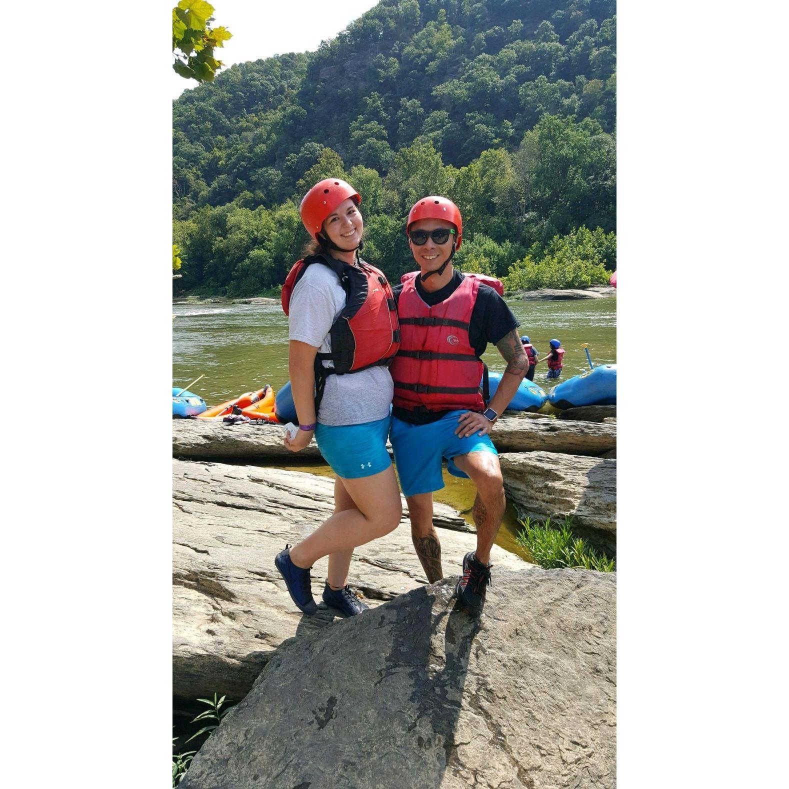 Couples that white water raft together, stay together