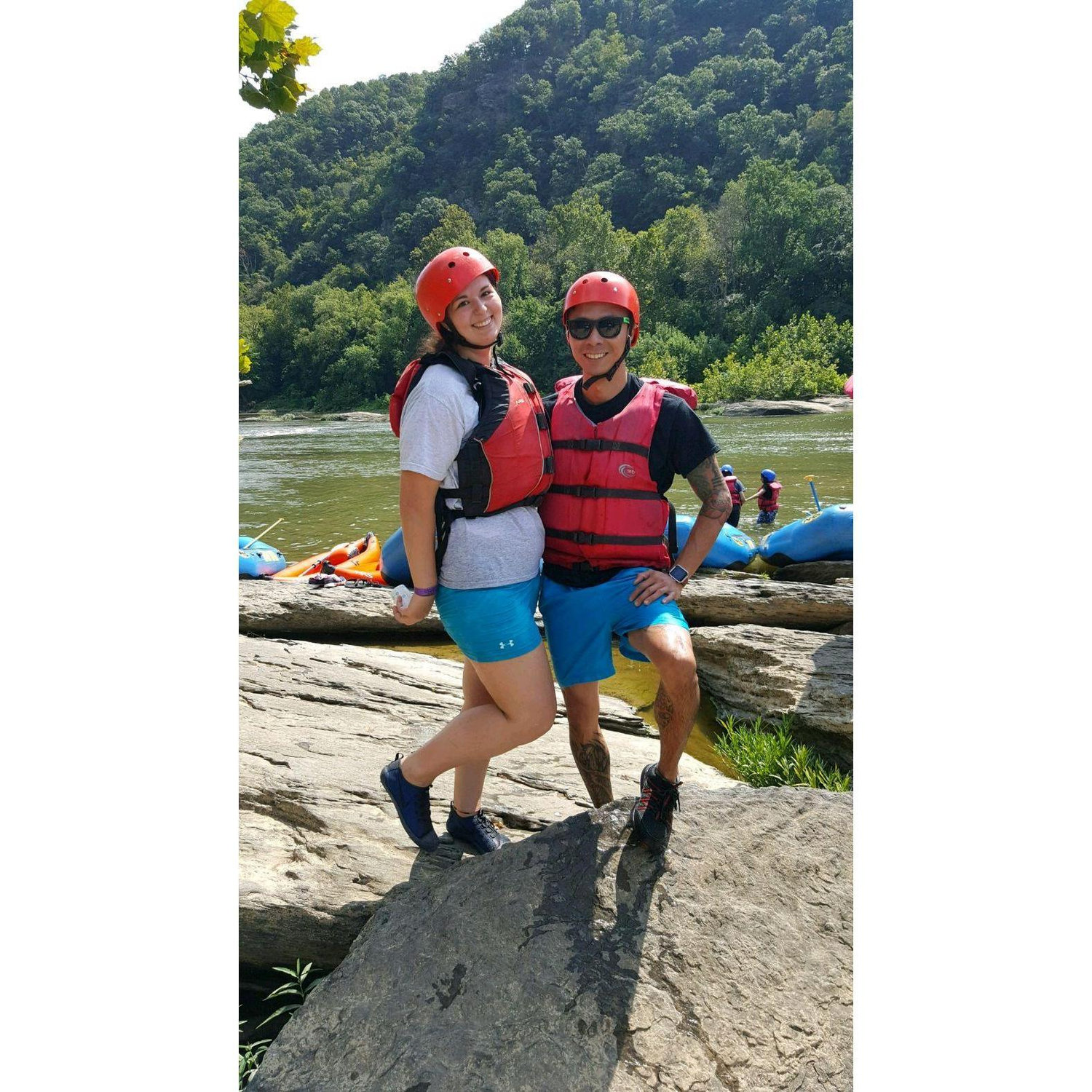 Couples that white water raft together, stay together