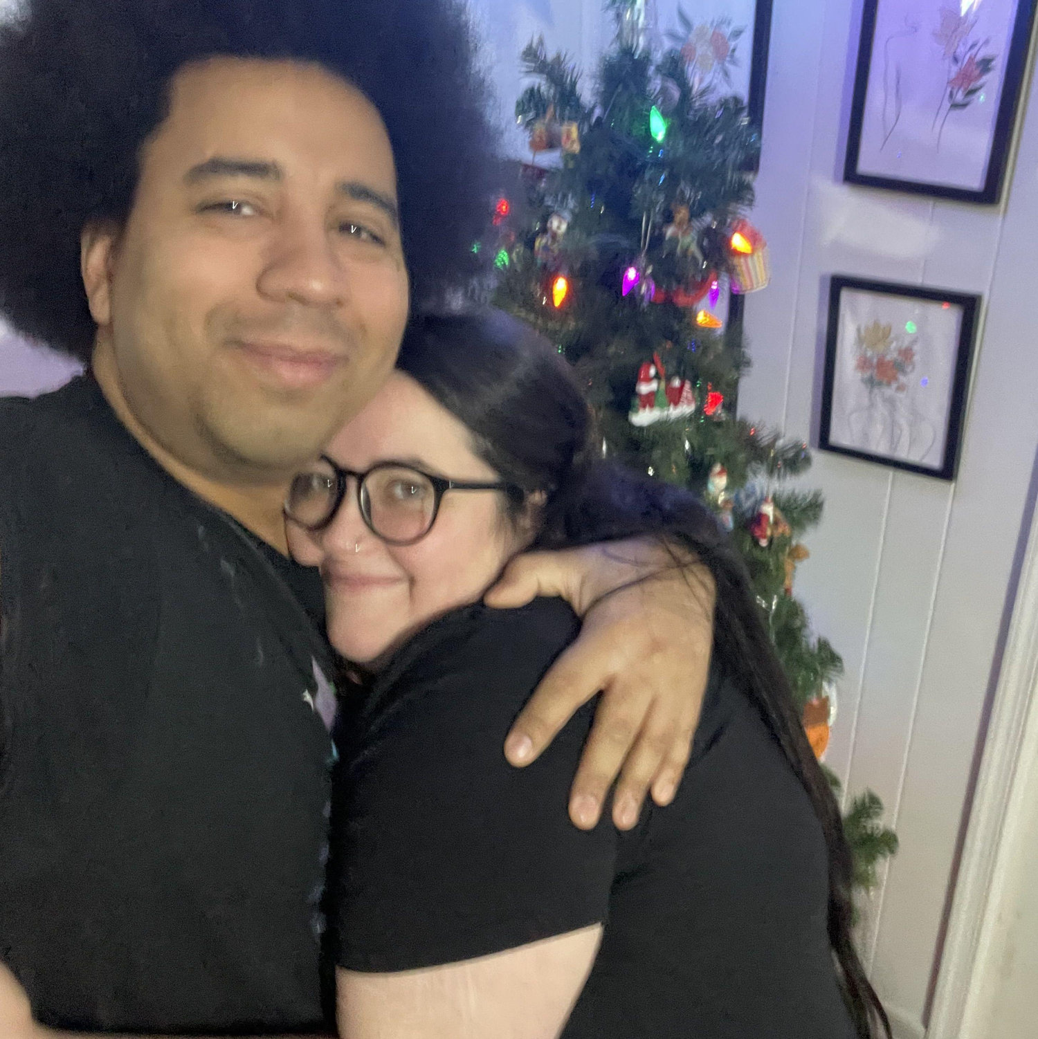 Christmas hugs
