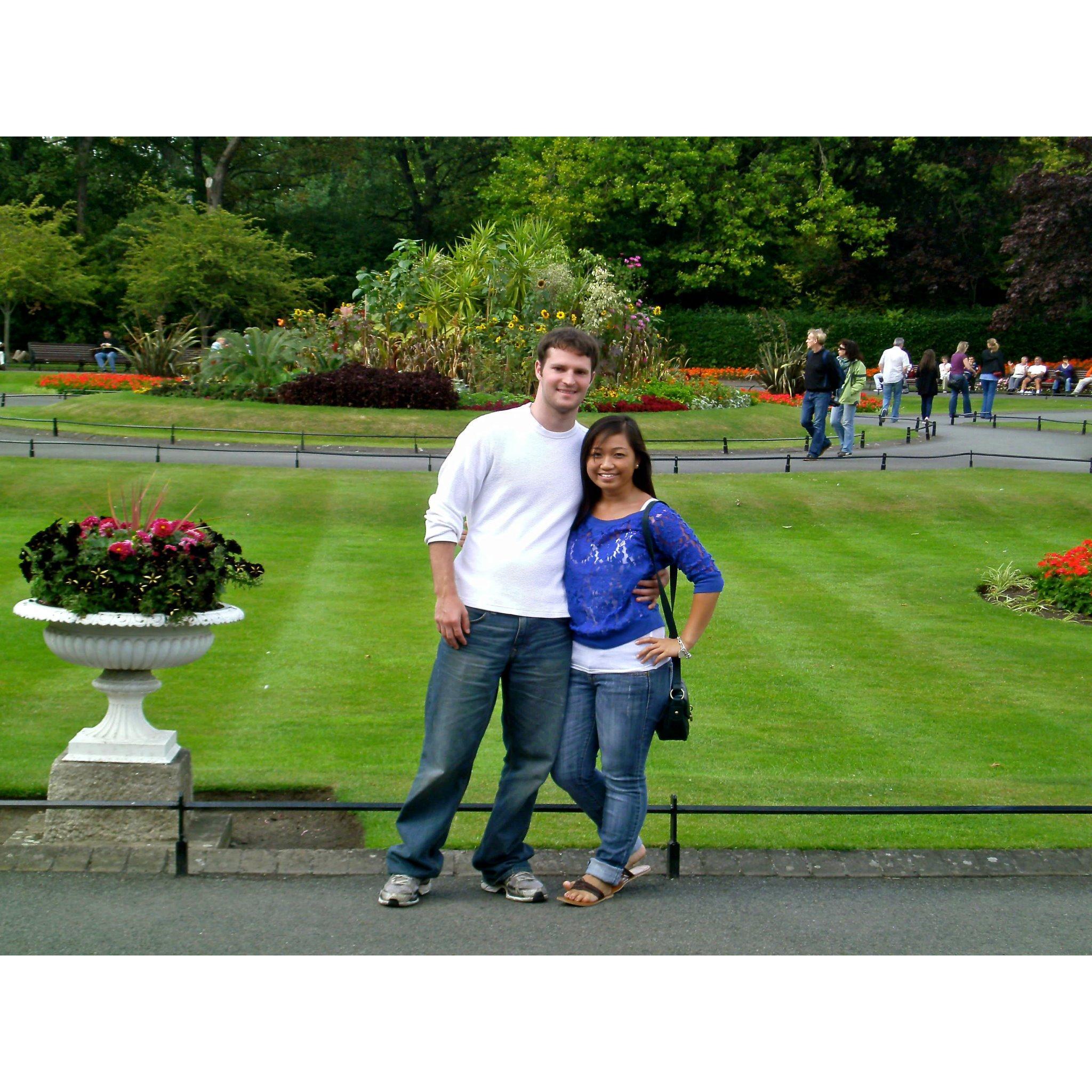 Walking around Dublin