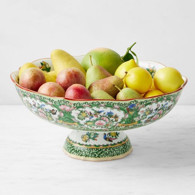 Famille Rose Fruit Bowl, Porcelain