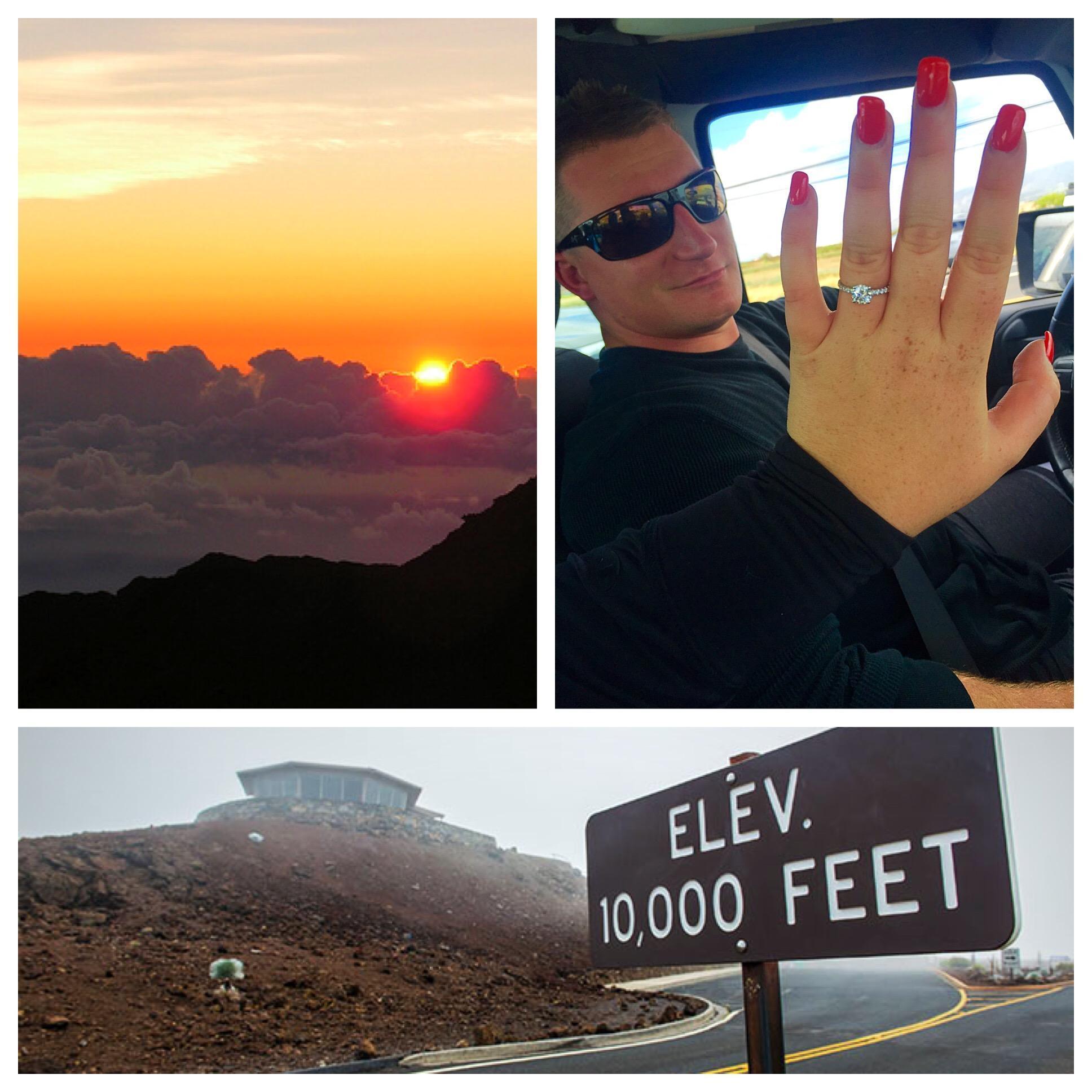 The day we got engaged. Maui, HI. July 1st, 2017.