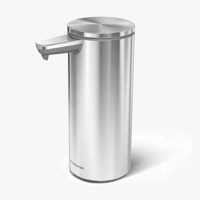 Simplehuman® 9 oz. Rechargeable Sensor Soap Pump, Brushed Stainless Steel