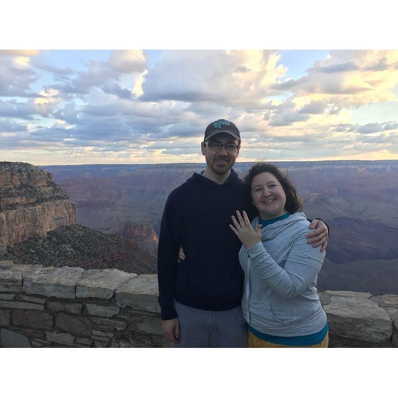 At sunrise on Rose's birthday, Andrew proposed, and made Rose the happiest girl ever!