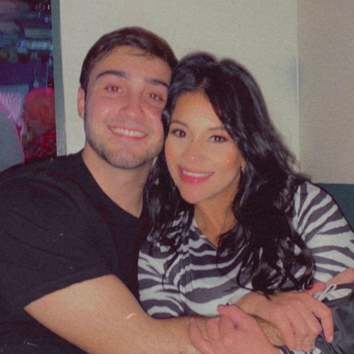 Our first ever photo on the night we started dating. February 27, 2021!