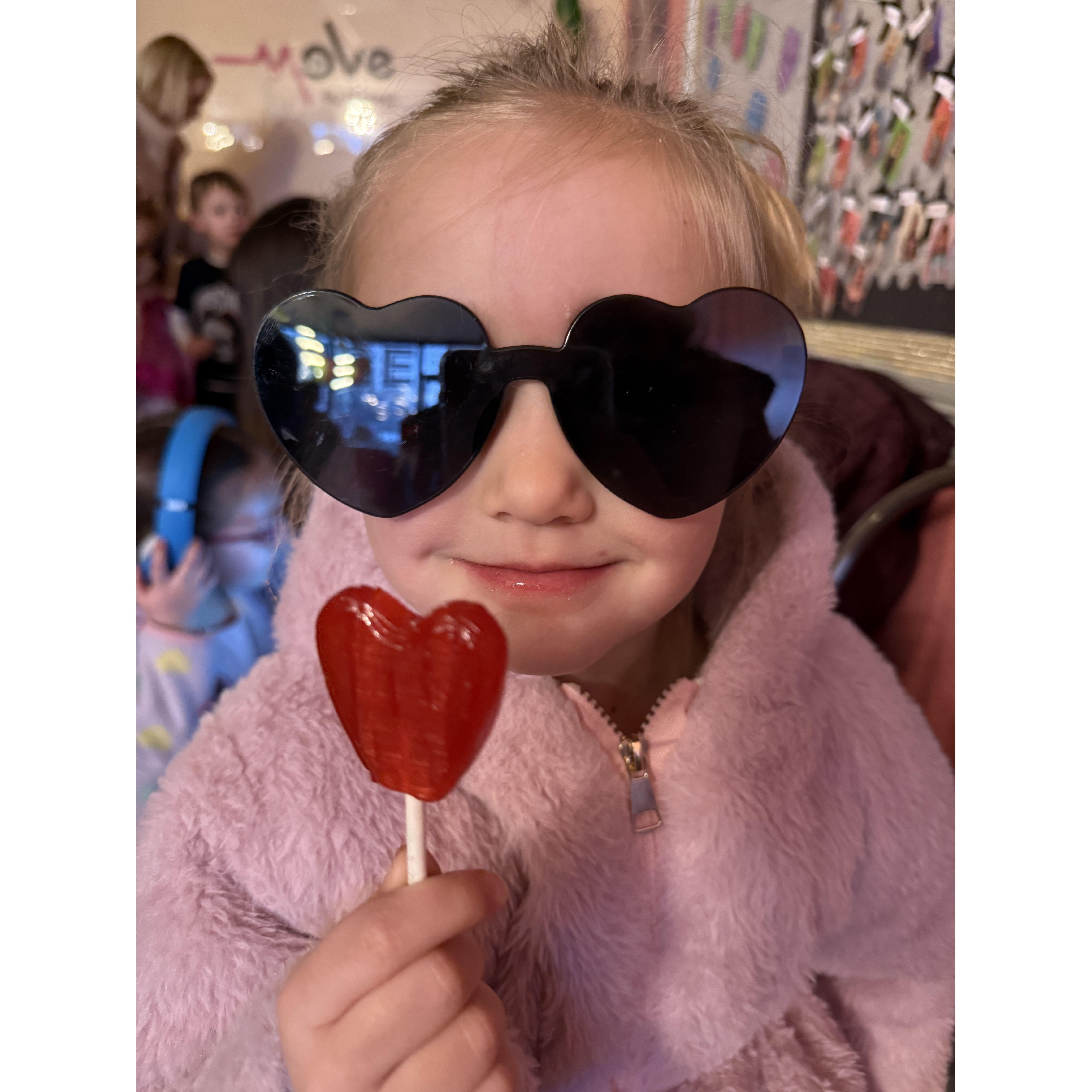 Our sweet, Addie. Little Miss Fashionista!