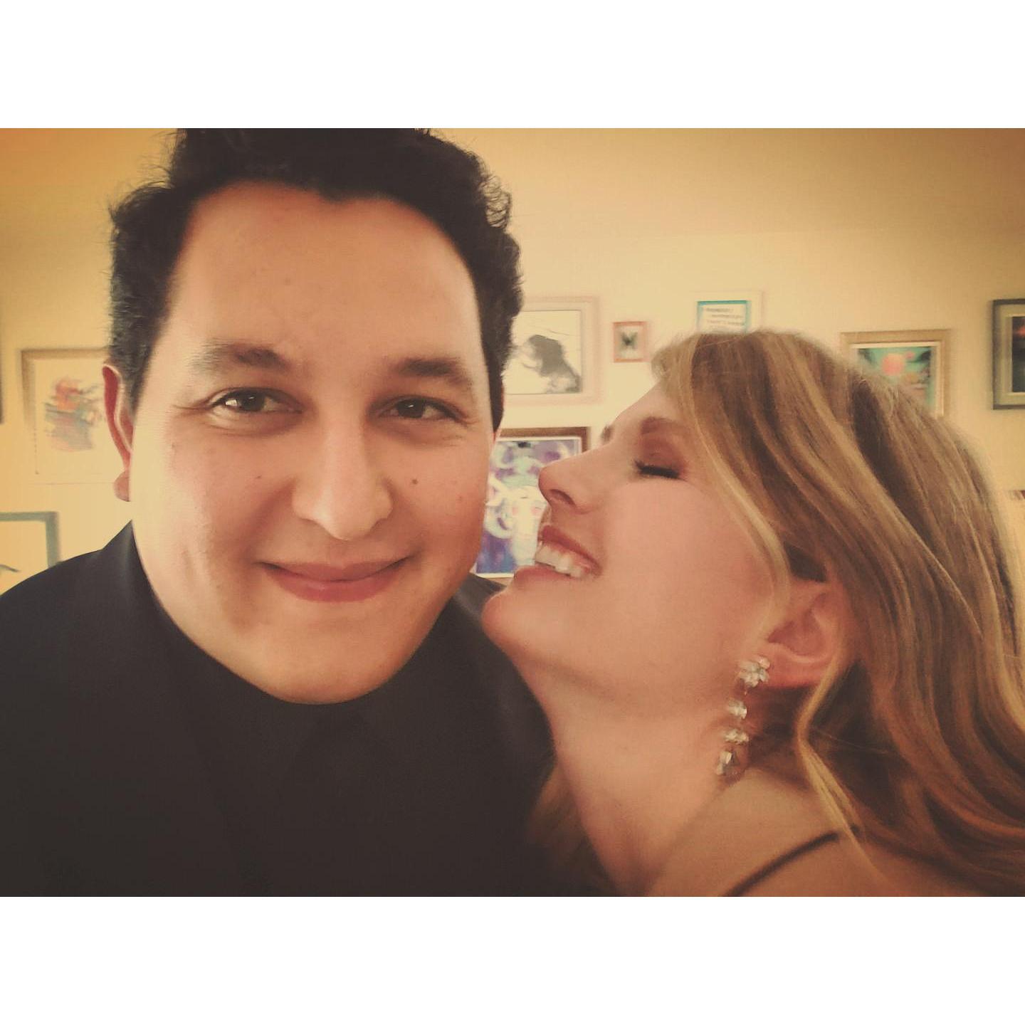 This photo was taken just before we left to get married at the Courthouse on 10.18.2019
