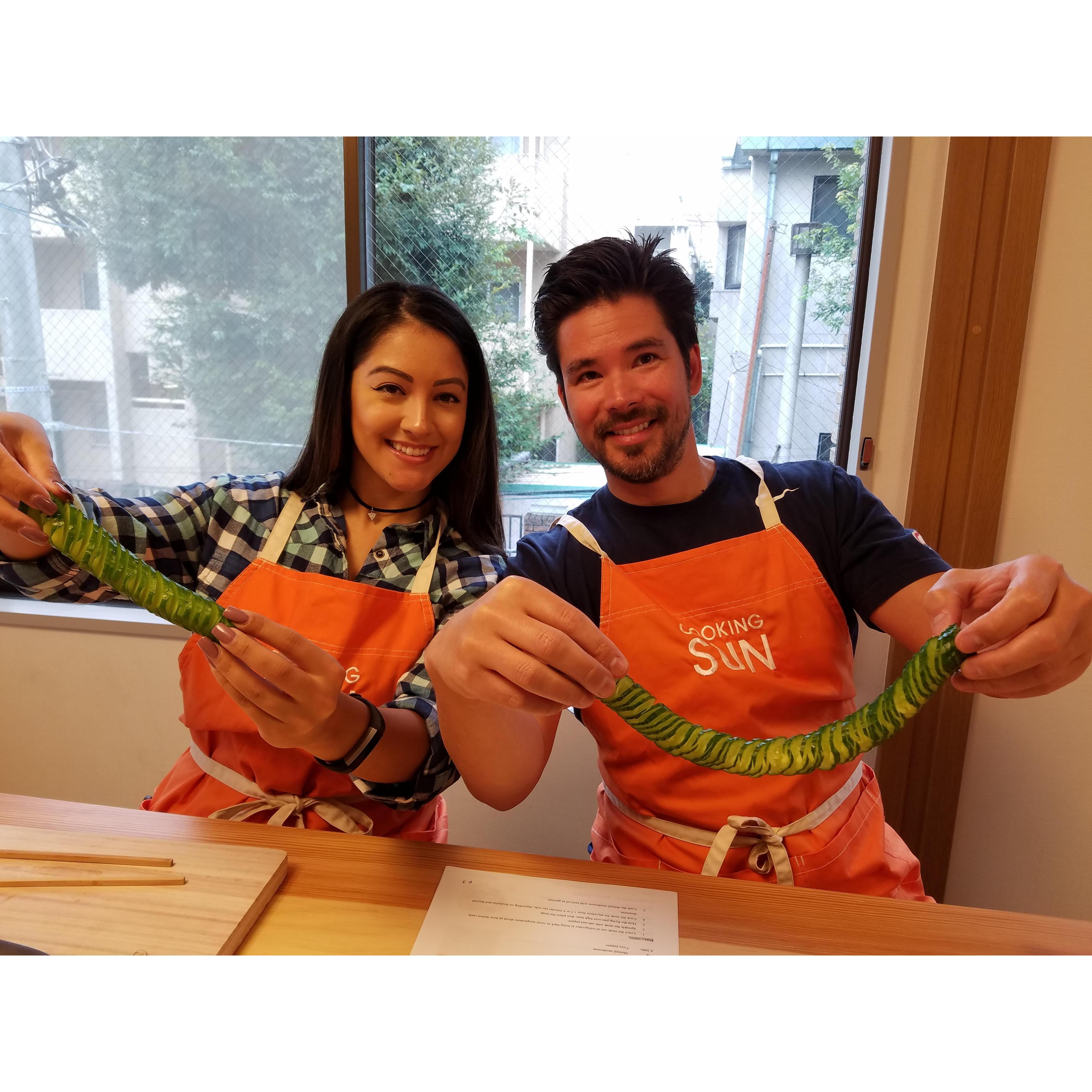 Cooking school in Tokyo, Japan - 2016