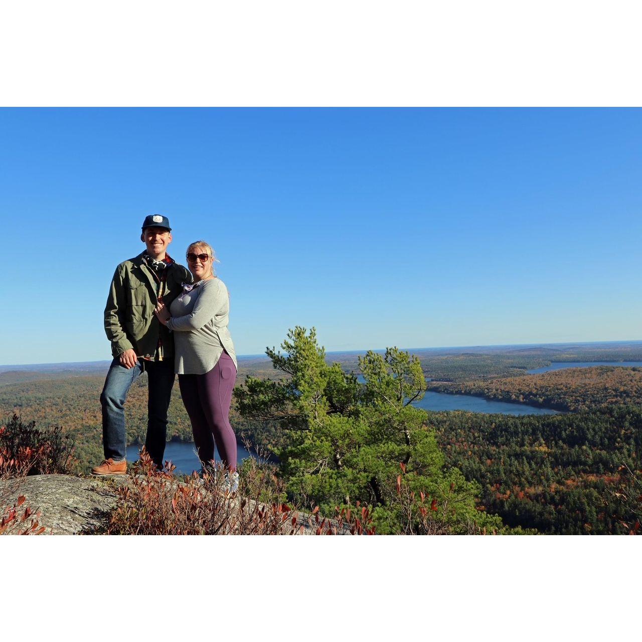 Hiking Mount Tunk in Maine