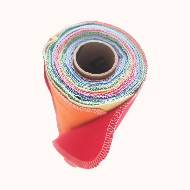 Rolled Unpaper Towels- Rainbow