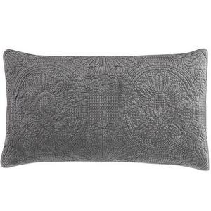 Velvet Medallion Sham - Flagstone
