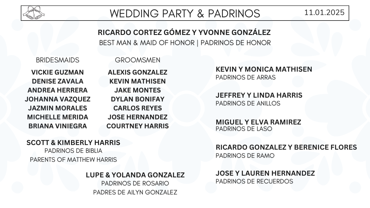 The Wedding Website of Ailyn Gonzalez and Matthew Harris
