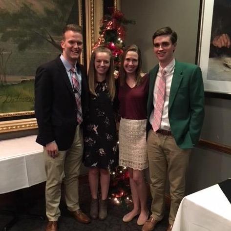 Tom and Michelle with us at Brooke's rehearsal dinner