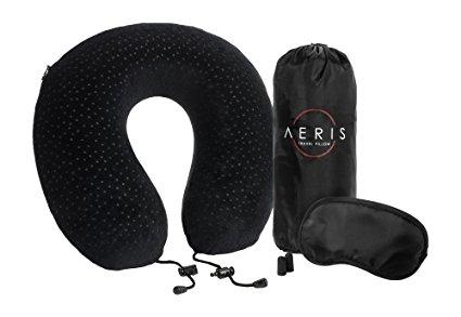 Aeris Memory Foam Travel Neck Pillow