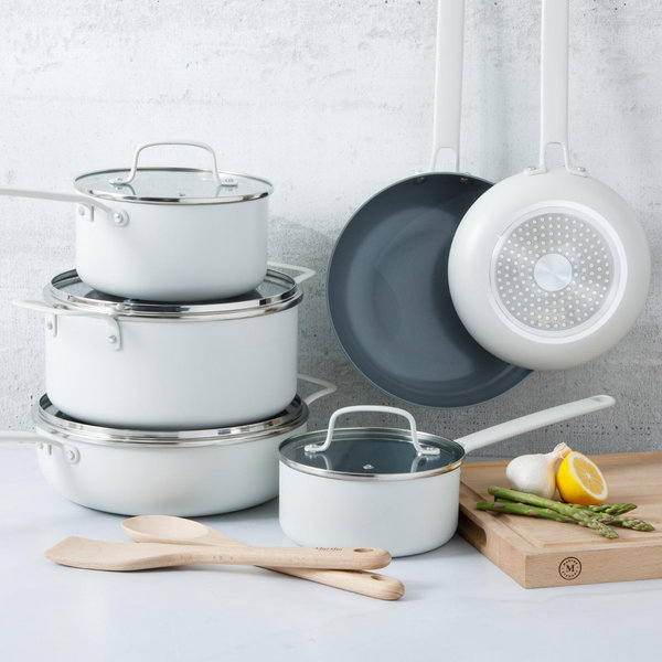 Martha Stewart Emmeline Ceramic Nonstick Cookware Set