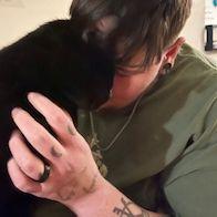 Otis loving Ryver when we woke up one morning. I think he approves.