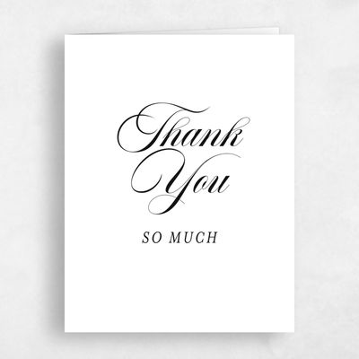 White Wedding Thank You - Jessenia Portrait