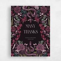 Purple Wedding Thank You - Moreau Classic