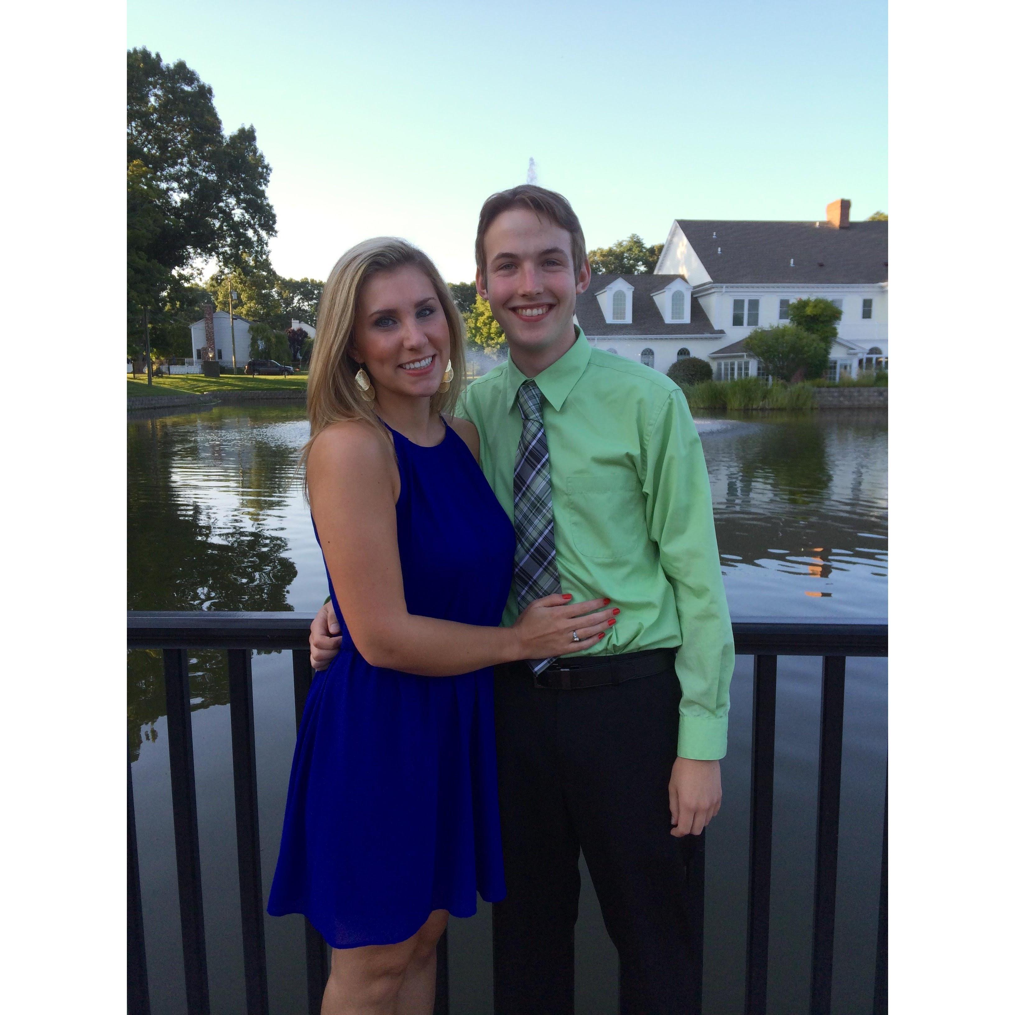 Our first wedding we went to together in August 2014. Now we are planning our own!