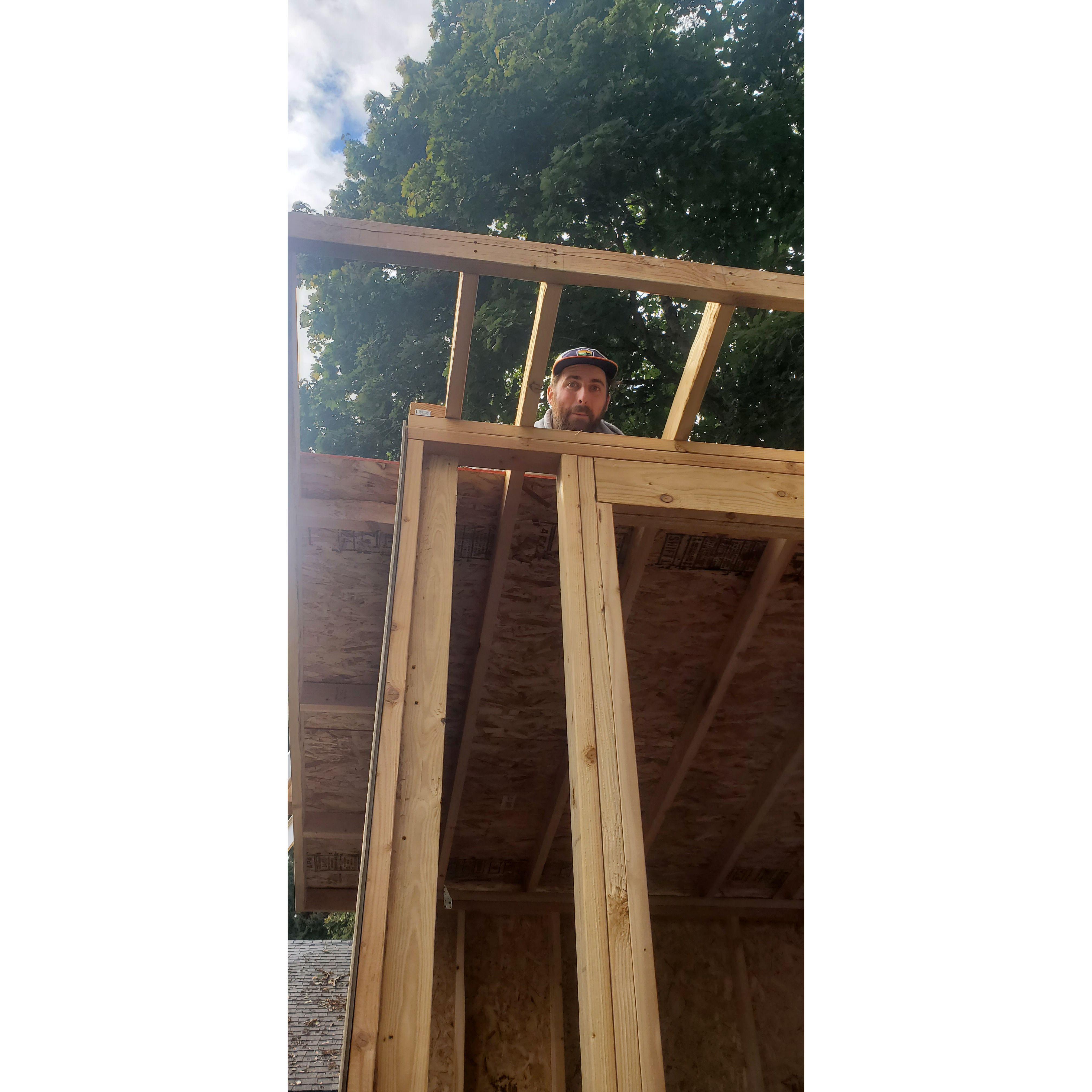 Austin built a shed in 2024. It's pretty impressive.