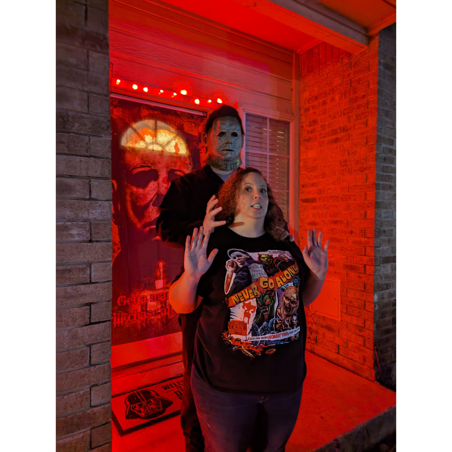 Woah, there's a Michael Meyers behind me!
Halloween, October 2023