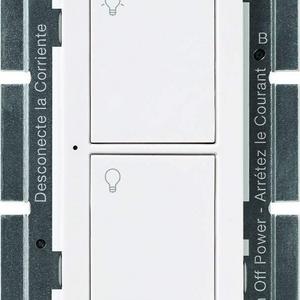 Lutron Caseta Wireless Smart Lighting Switch for All Bulb Types and Fans, PD-6ANS-WH, White, Works with Alexa, Apple HomeKit, and the Google Assistant