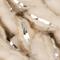 Natural/silver Lurex