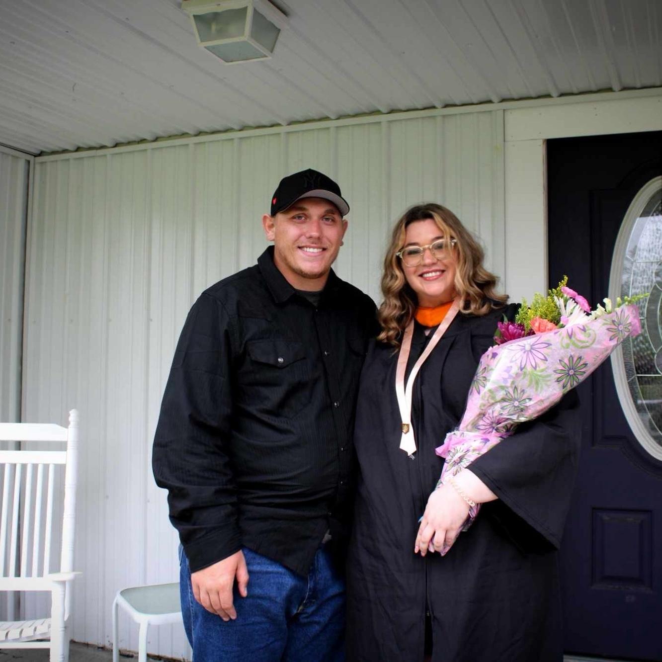 When Sara got her Bachelor's Degree and graduated nursing school