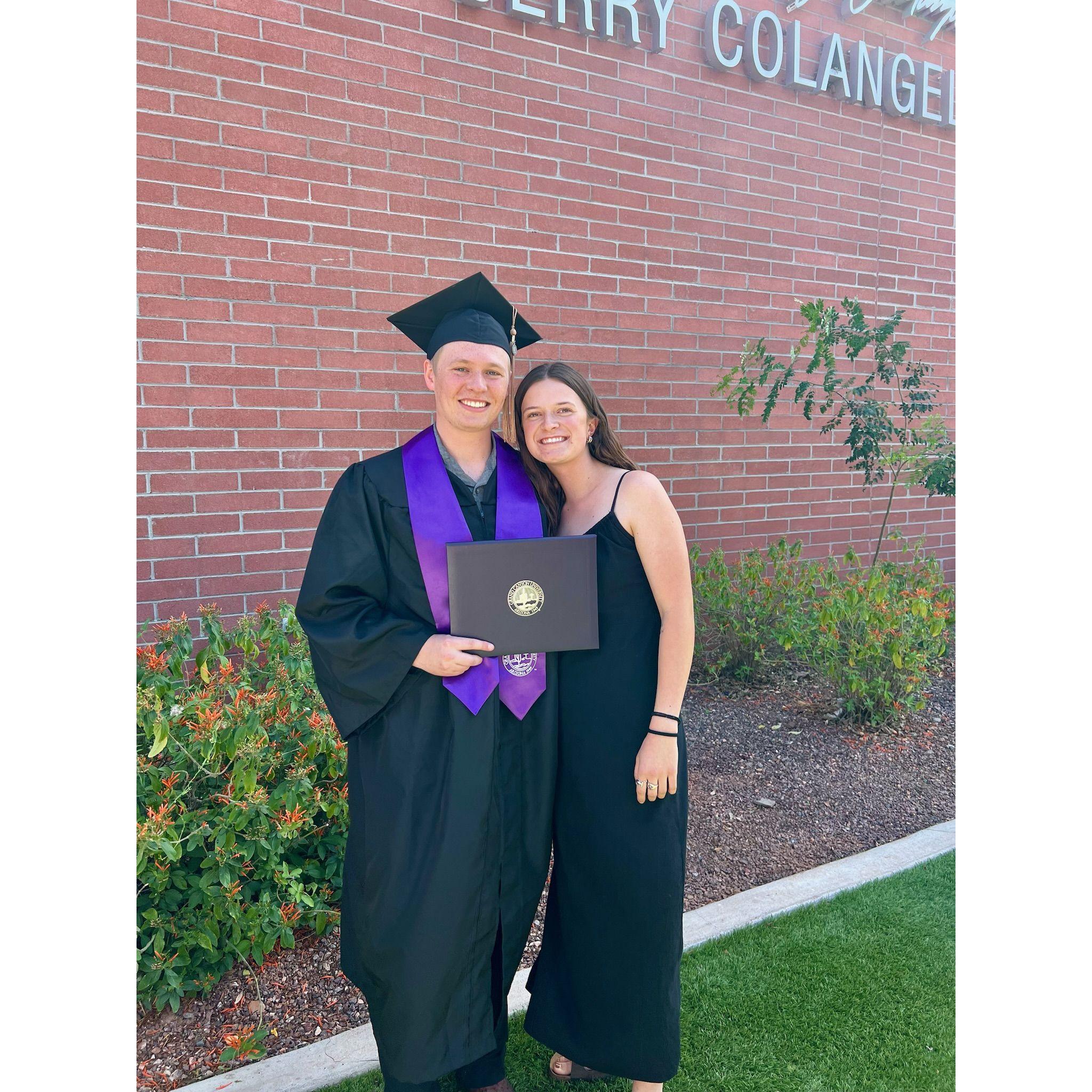 Adam's college graduation, 2024