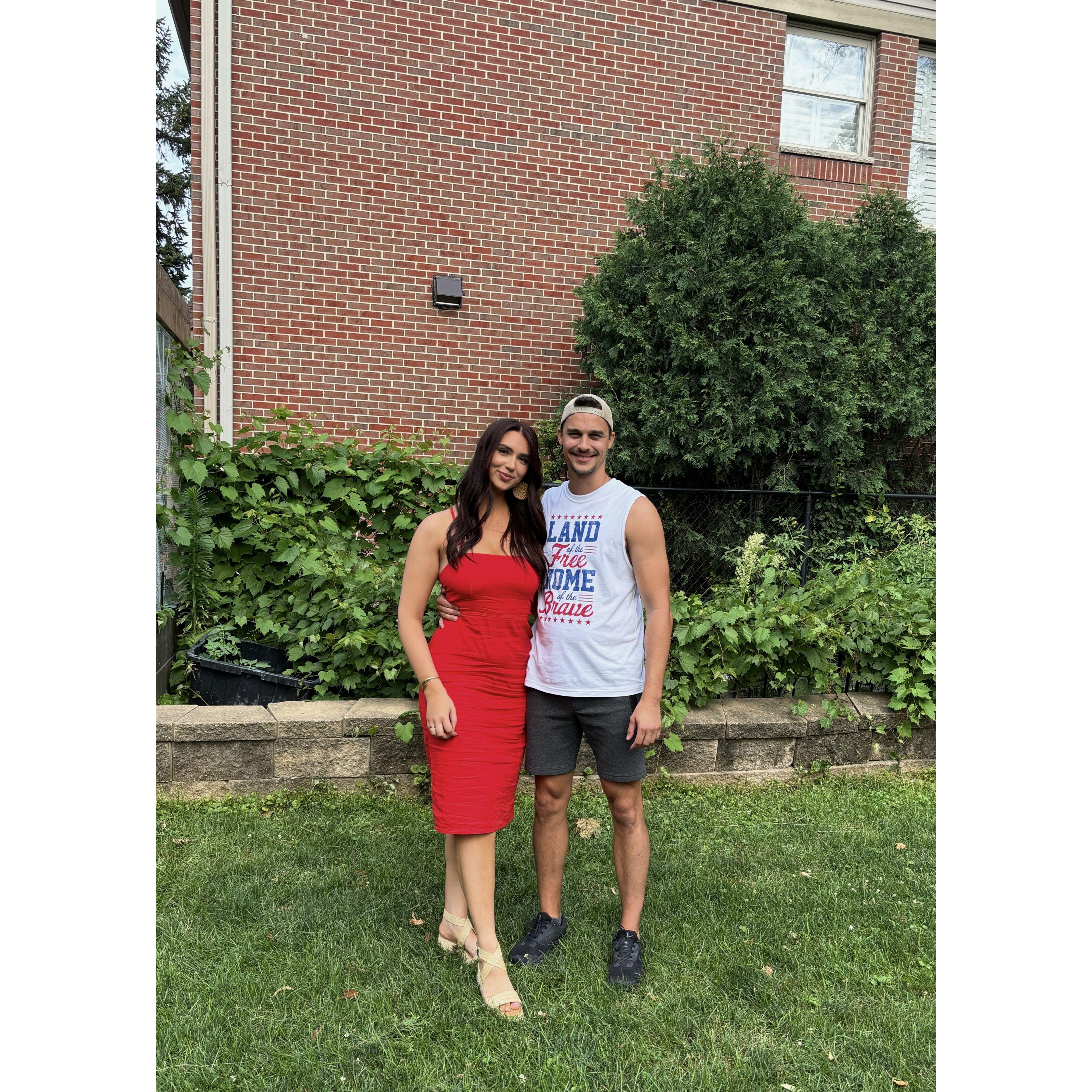 Celebrated 4th of July together