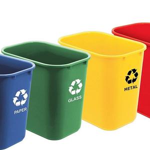 Acrimet Wastebasket for Recycling 27QT (4 Units)