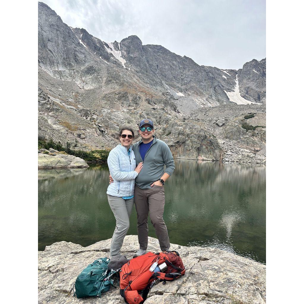 One of our many hikes in Rocky Mountain National Park