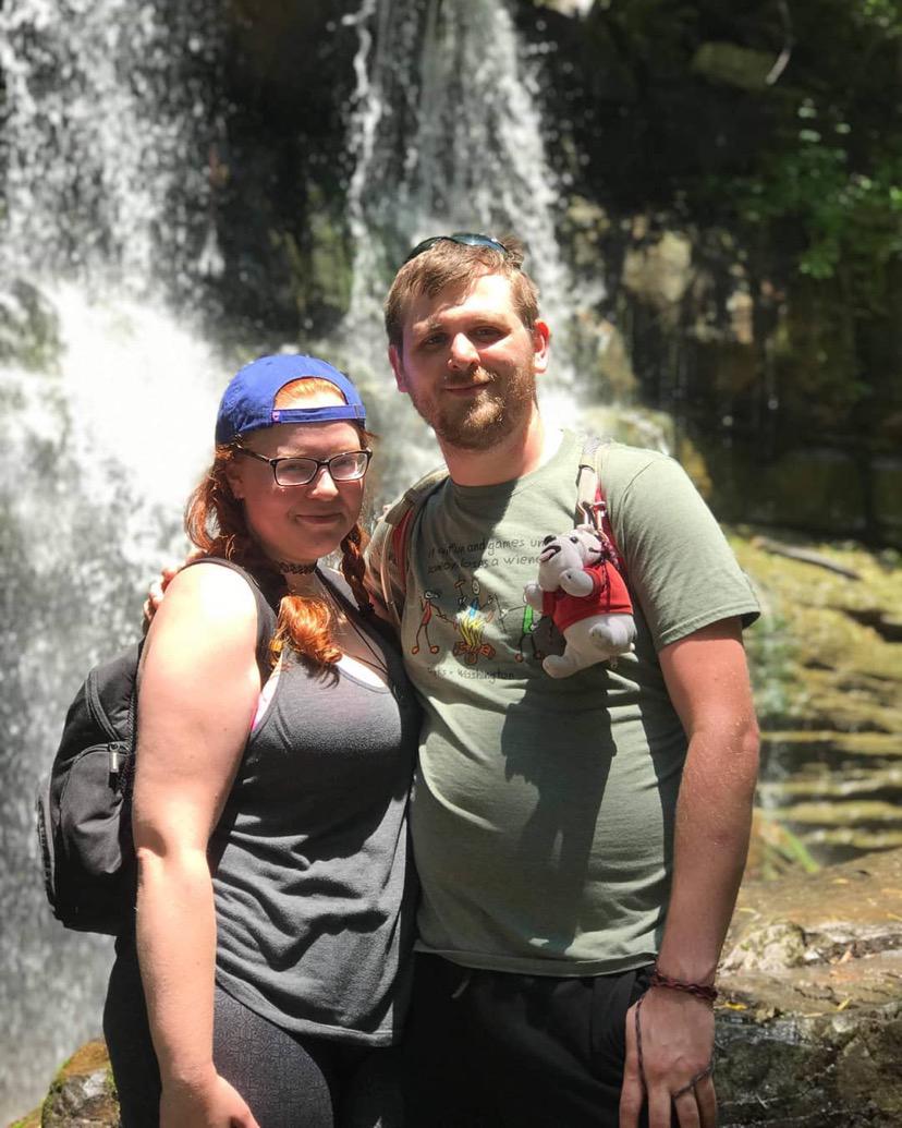 Our third date, Secret Hike, off the beaten path near Chattanooga. Chrissy was wildly unprepared but survived thanks to Robbie and the promise of a waterfall at then end.