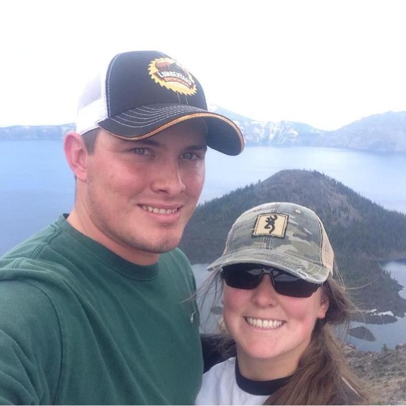 Taking him on adventures in OR to convince him to move here (Crater Lake)