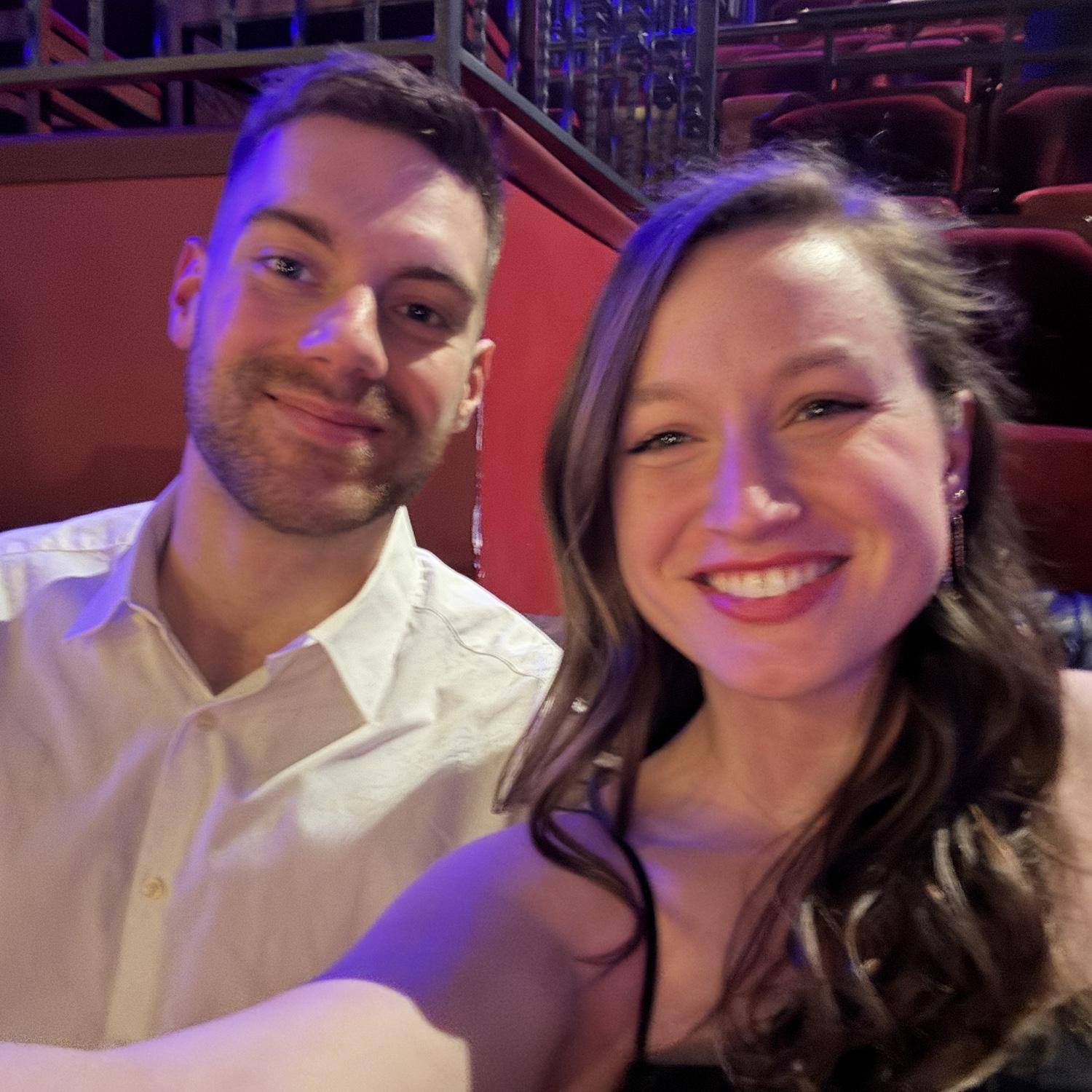 Nick took Claire to the ballet for their first Valentines Day together!