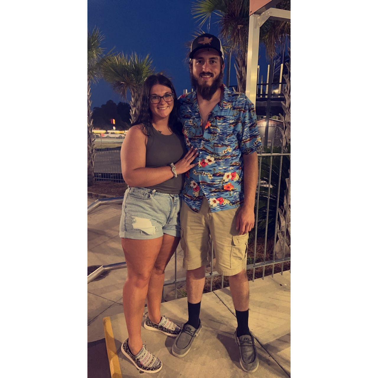 First vacation together to the beach