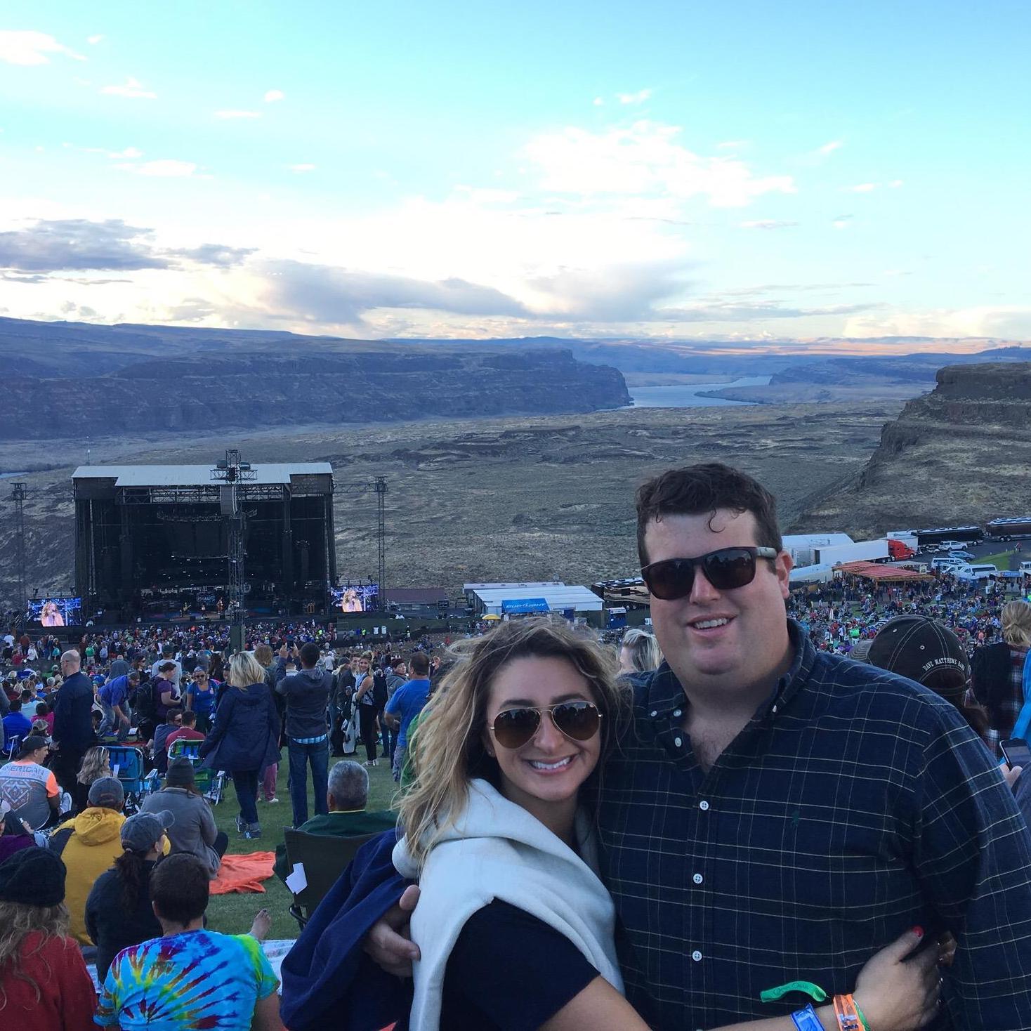 DMB concert at The Gorge