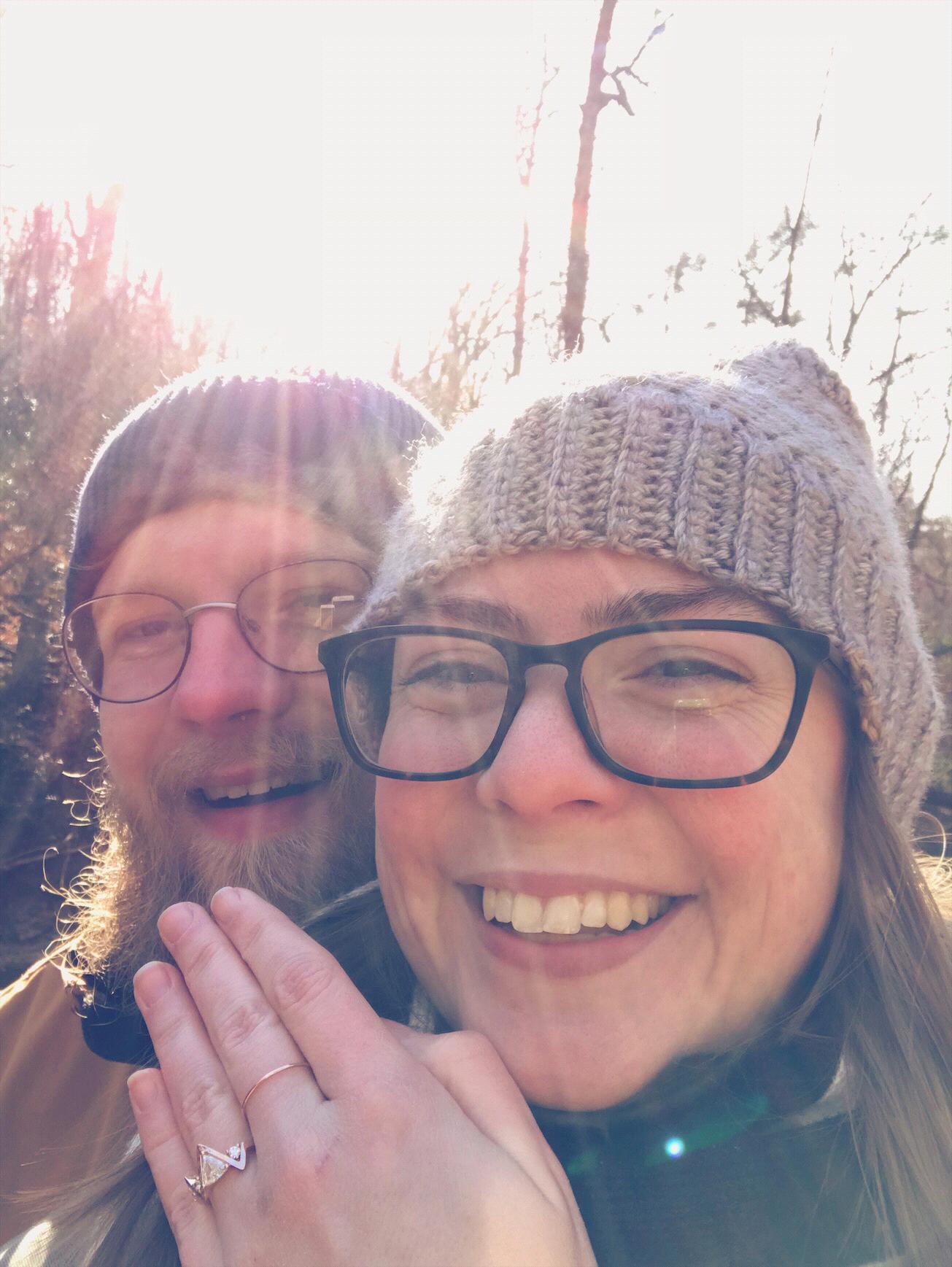 The day we got engaged!