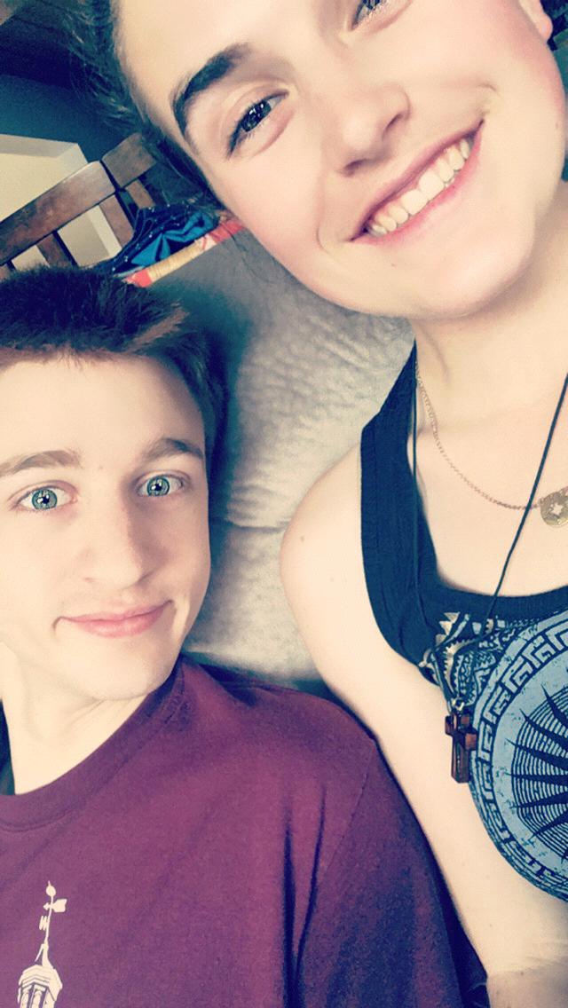 Our first photo together!