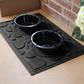 WaterHog Dots Dog Bowl Pet Feeder Mat