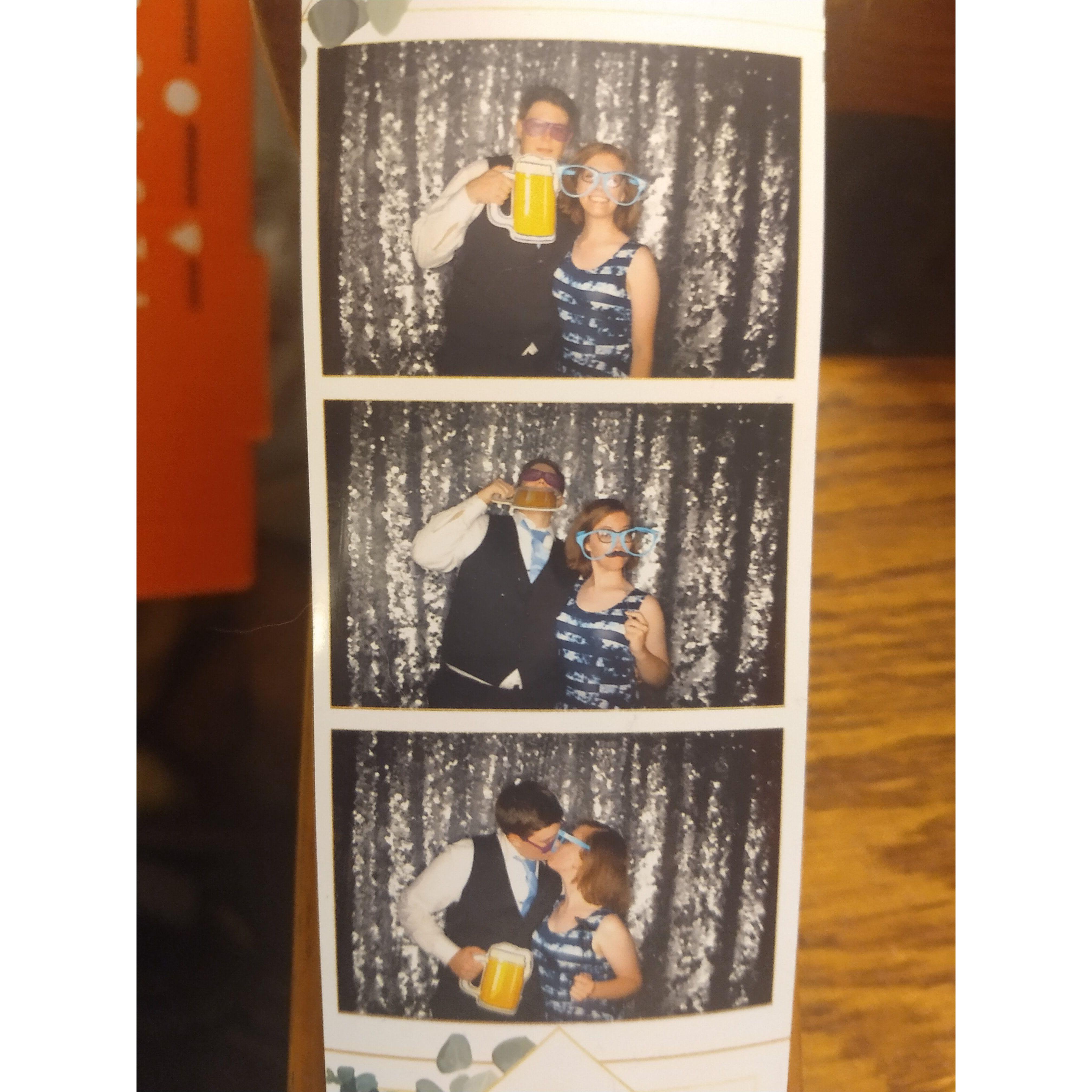 Wedding photo booth fun, September 2021