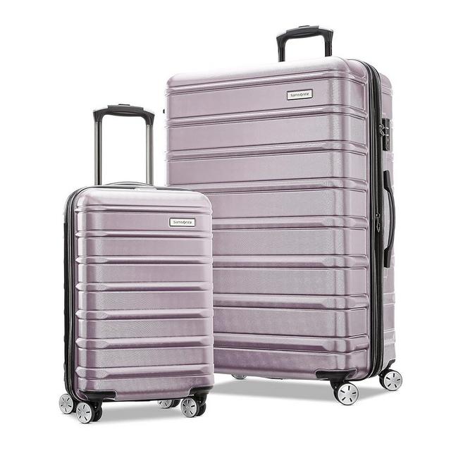 Samsonite Omni 2 Hardside Expandable Luggage with Spinner Wheels, ICY Lilac, 2-Piece Set (20/24)