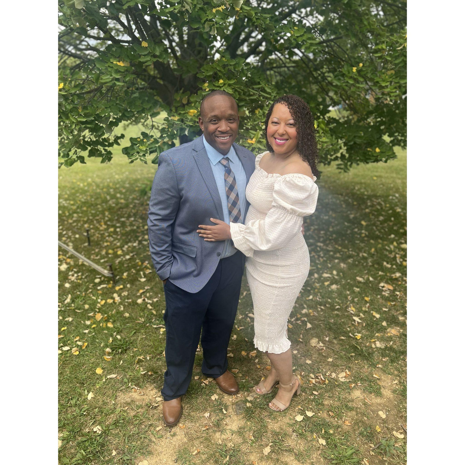 Wedding Ready to support a beautiful couple! Rob is in a suit! lol