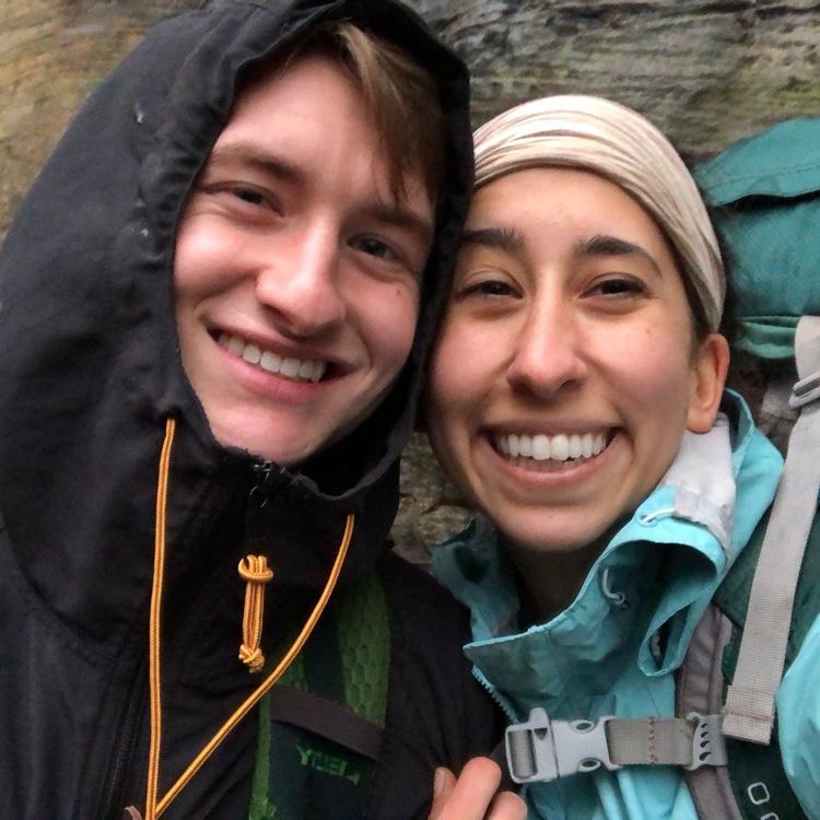 Rainy day hikes to the crag (while Sam manifests that the wall will still be dry)