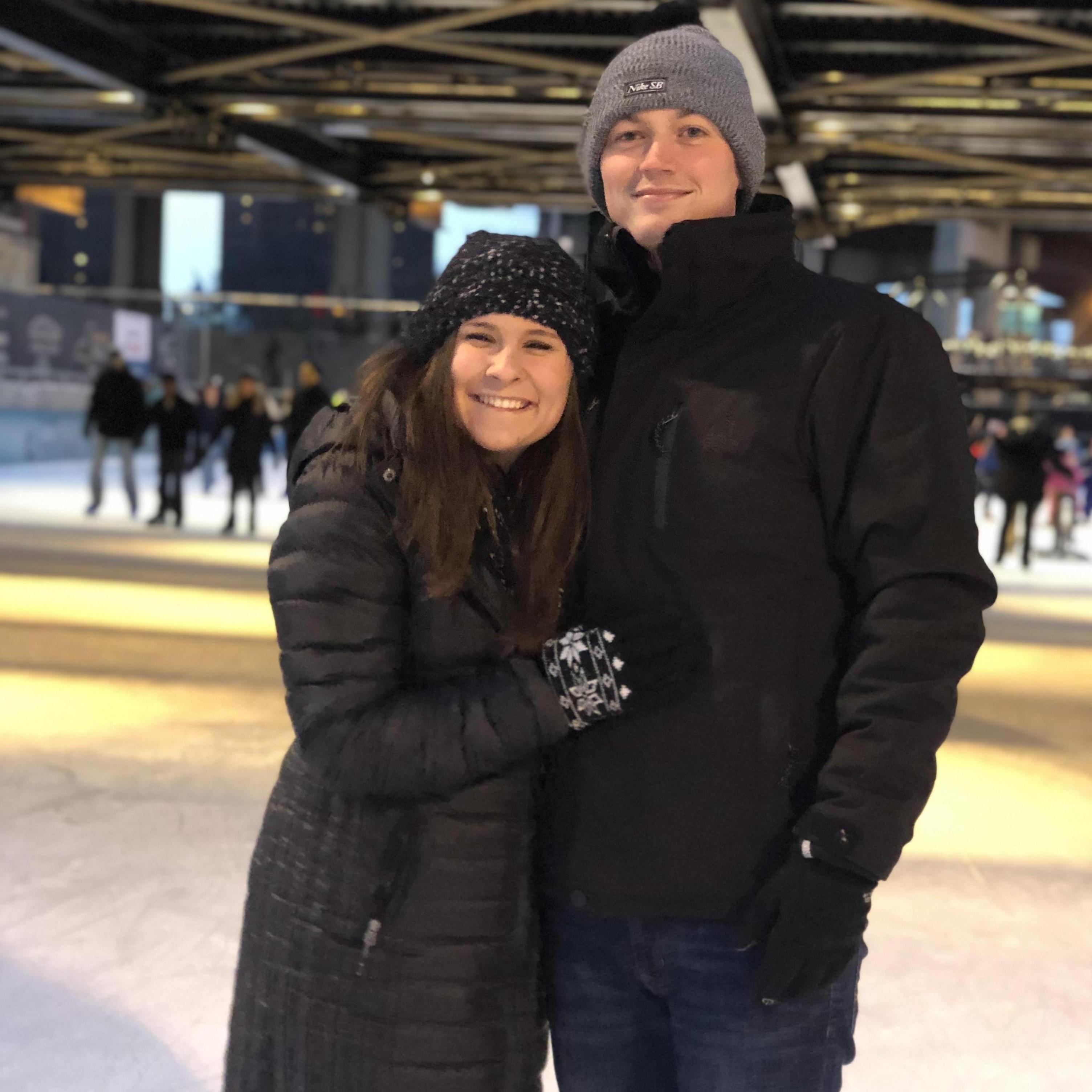 Ice Skating down at Canalside!