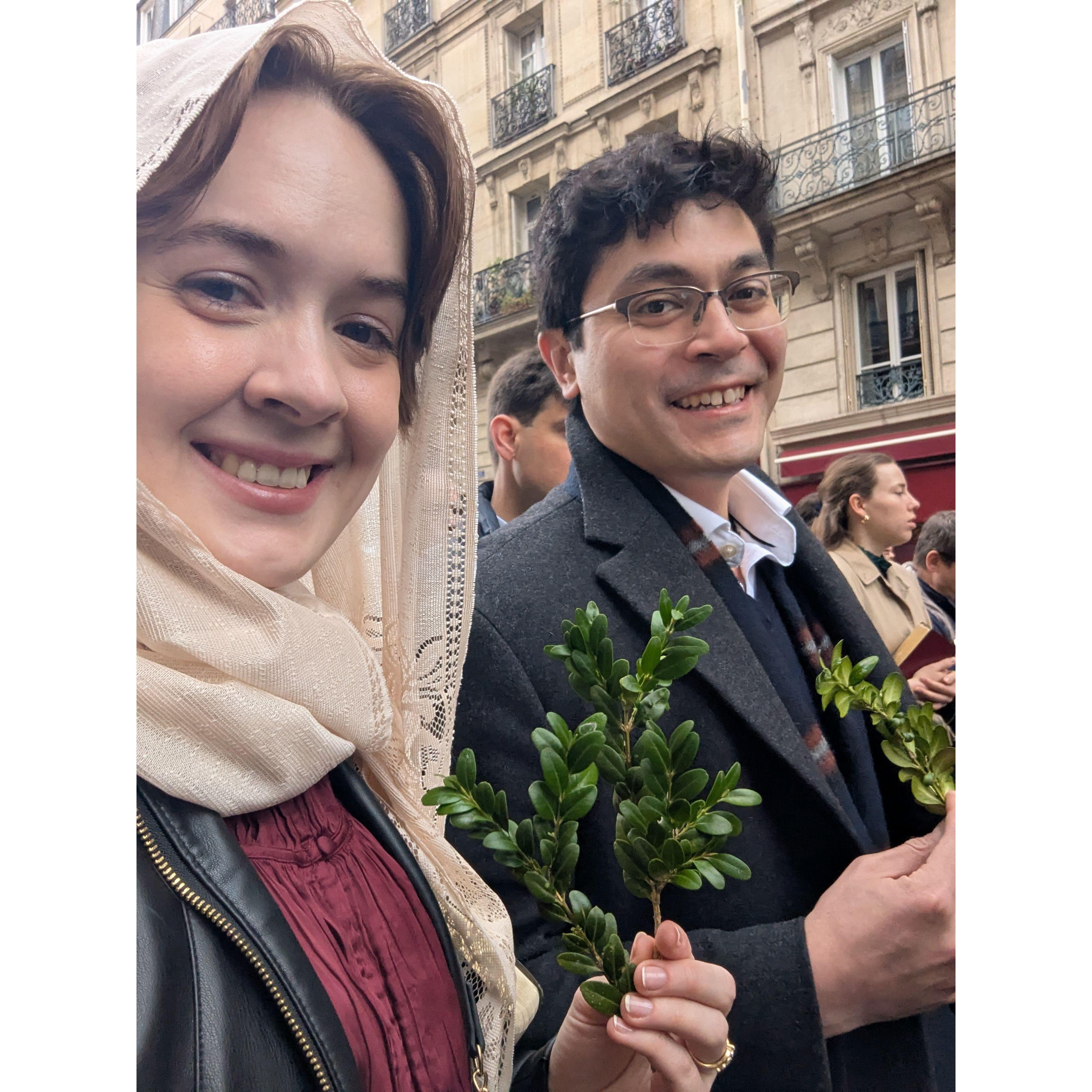 Palm Sunday in Paris!