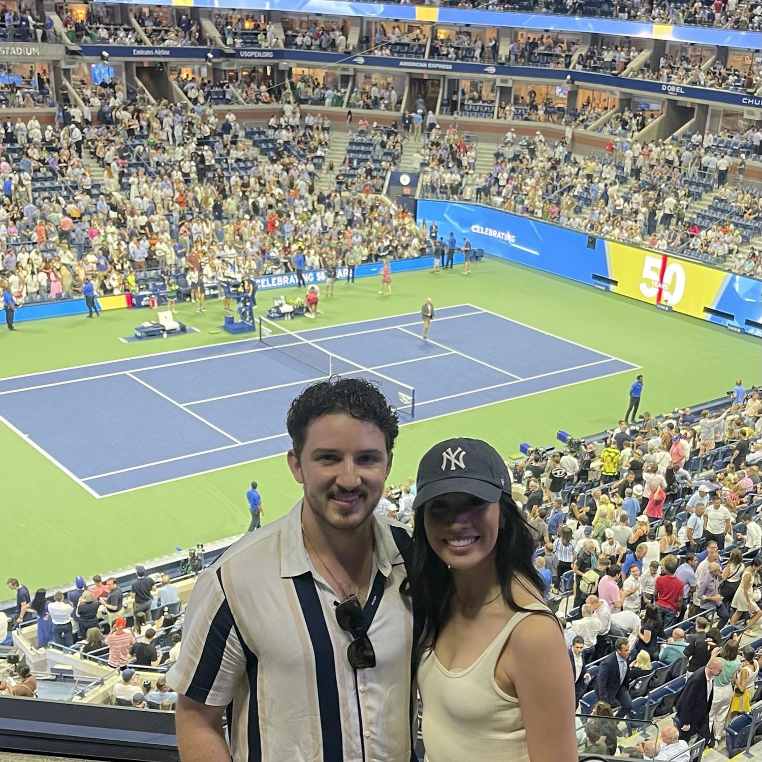US open (Lilian’s first time)!