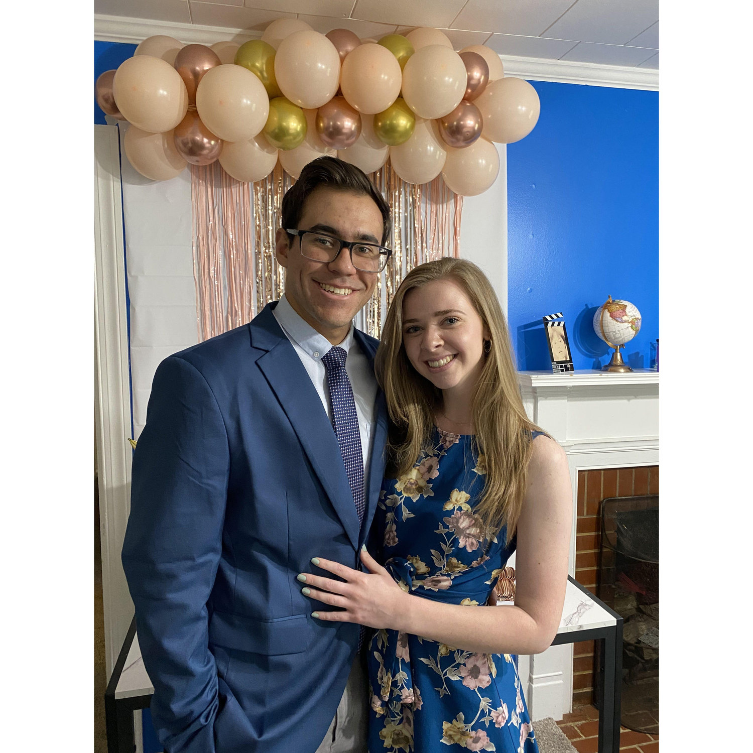 Gabe became Isabella's godfather at her baptism!
