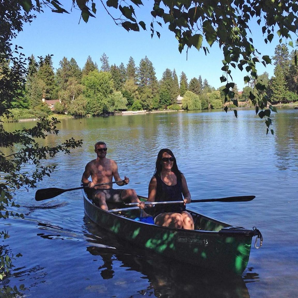Canoeing in Bend