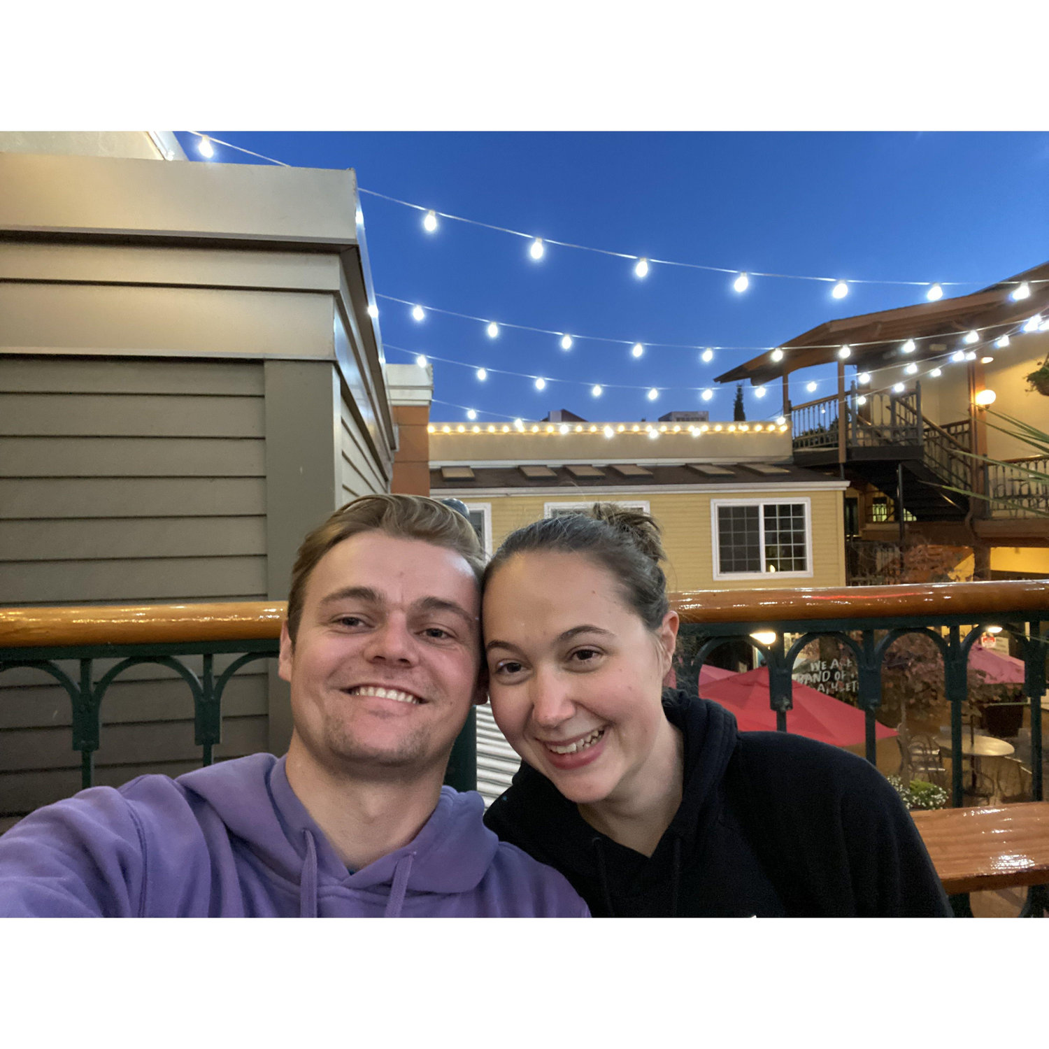 One of our first dates!